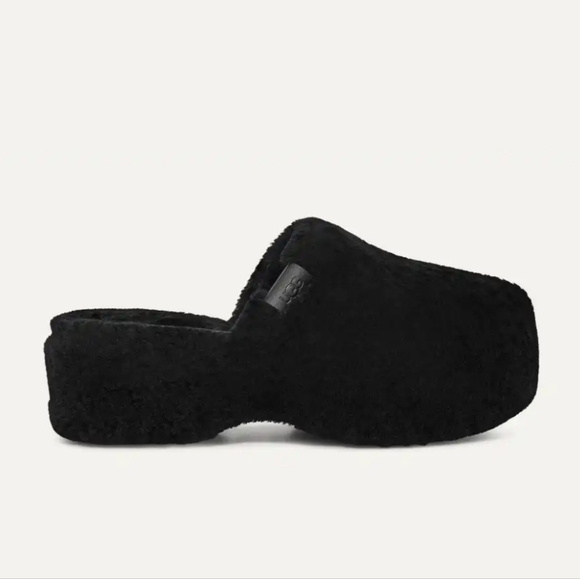 UGG Shoes - Fuzz Sugar Clog size 7 black